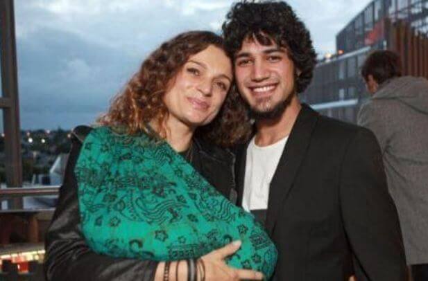 Ethan Cormack Anderson's mother with her ex-husband, Pana Hema Taylor.
